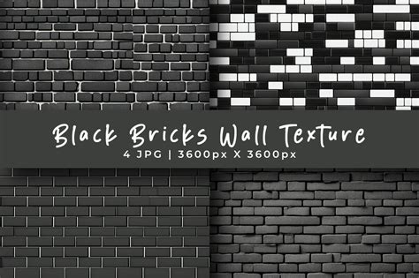 Black And White Bricks Wall Textures Graphic By Srempire · Creative Fabrica