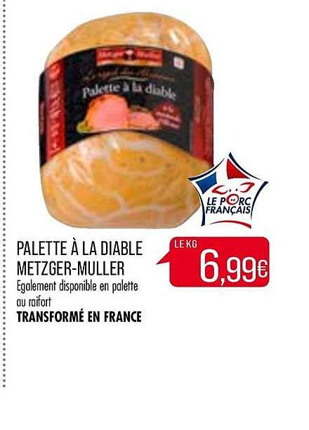 Promo Palette La Diable Metzger Muller Chez Match Icatalogue Fr