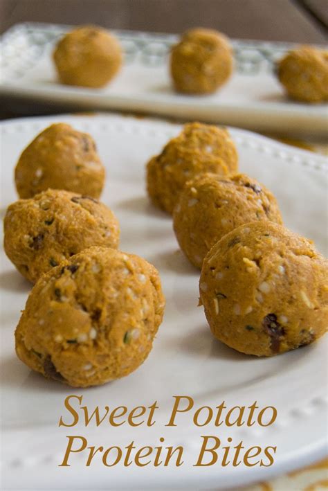 Sweet Potato Protein Bites Easy Healthy Recipe This No Bake Protein Packed Snack Is Vegan