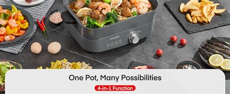 Amazon Fohere Qt Hot Pot Electric Ceramic Nonstick Electric