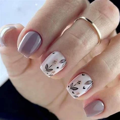 Amazon 24 Pcs Nude Pink Press On Nails Short Square YEFIUO Cute Fake Nails Press Ons