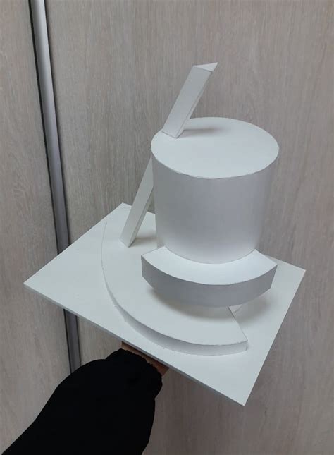 Объемная композиция | Геометрические фигуры, Композиция, Макетирование