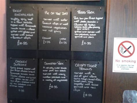 Menu At Yarborough Arms Pub And Bar Ulceby