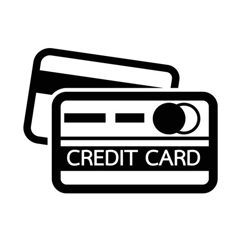 credit card icon  vector art  vecteezy