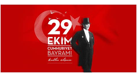 29 EKİM CUMHURİYET BAYRAMI 100 yıl resimli mesajları Atatürk resimli