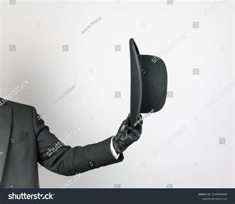 162 Black White Image Man Tipping Hat Images Stock Photos Vectors