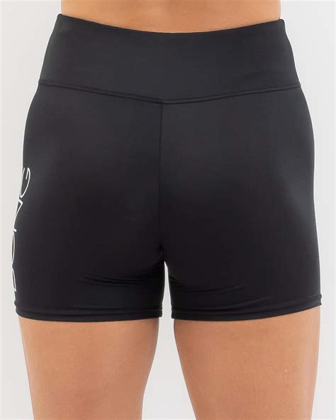 Shop Billabong Girls Dancer Surf Short Bikini Bottom In Black Fast Shipping Easy Returns