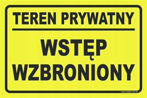 TABLICZKA Teren budowy wstęp wzbroniony ZNAK 8657938696 Allegro pl