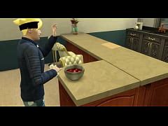 Naruto Hentai Episode Prepares Everyone To Eat And His Best Friend Sarada Seduces Him With