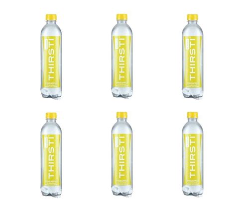 Thirsti Pineapple Flavoured Sparkling Water 500ml Pack Shop Today