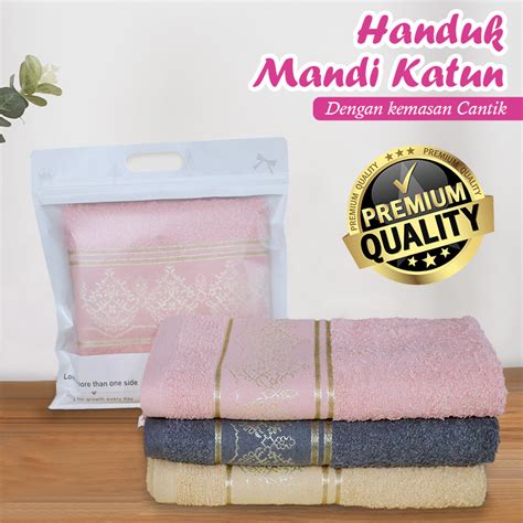 Jual Handuk Mandi Dewasa Ukuran Cm X Cm Handuk Katun Motif Batik