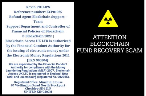 Urgent Warning Against Blockchain Fund Recovery Scam Fintelegram News