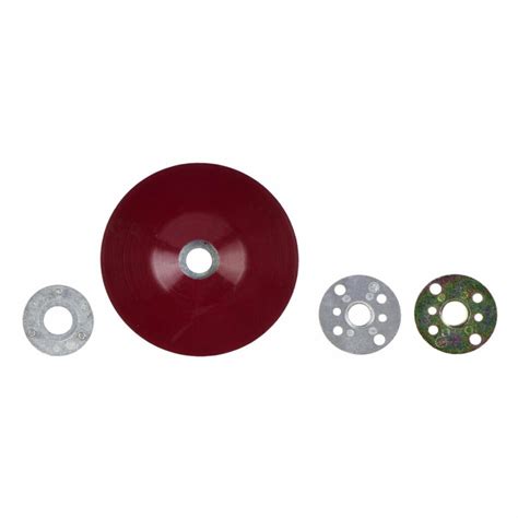 3m™ Flat Fibre Disc Back Up Pad 115 Mm Flat Red