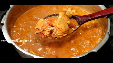 சிக்கன் குழம்பு Chicken Kulambu Chicken Kulambu In Cooker Chicken