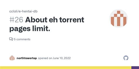 About Eh Torrent Pages Limit Issue Ccloli E Hentai Db Github