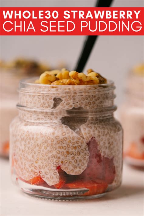 Whole Strawberry Chia Seed Pudding Artofit