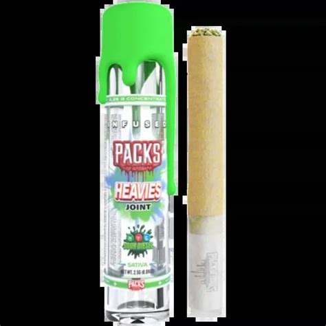 Product Packwoods Infused Pre Roll Heavies Super Sour Diesel 2 5g