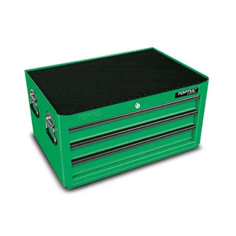 Toptul 3 Drawer Middle Tool Chest GENERAL SERIES GREEN