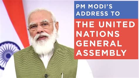 Pm Modis Address To The United Nations General Assembly Youtube