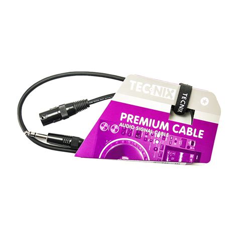 Tecnix 1 4 Stereo Jack To XLR Male 1m At Bounce Online R0 00