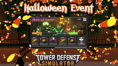 2020 Halloween Event Tower Defense Simulator Roblox Youtube