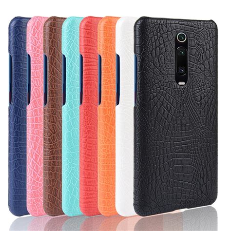 Crocodile Texture Pu Leather Coated Pc Phone Case For Xiaomi Redmi K20redmi K20 Proxiaomi Mi