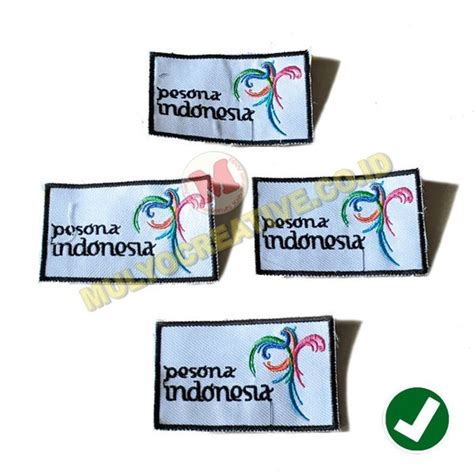 Jual Bordir Logo Pesona Indonesia Bordir Komputer Bordir Rapi Di Lapak