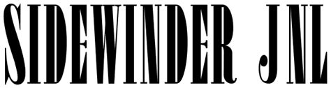 Font Spy Sidewinder Jnl Font