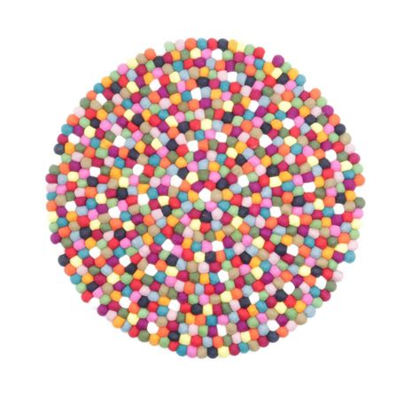 Felt Ball Rug Etsy