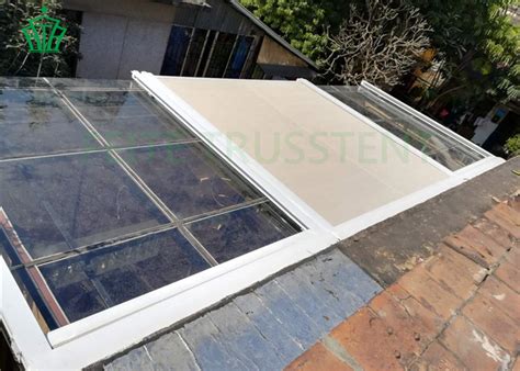 3x4m Skylight Awning Electric Retractable Awning Use For Glass Roof