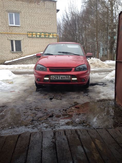 Установка ДХО — Lada Калина Хэтчбек (1G), 1,6 л, 2007 года ...