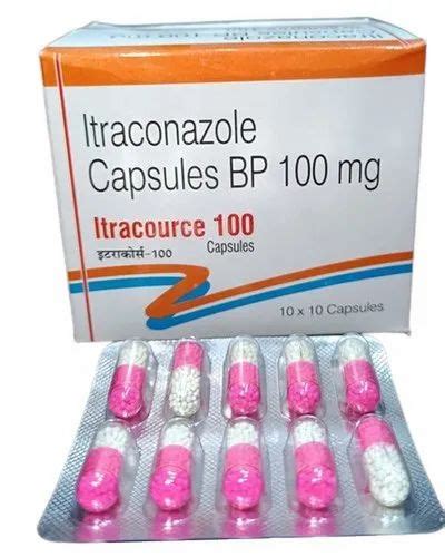 Itraconazole 100mg Capsules Bp Itracource 100 Capsules Xenial