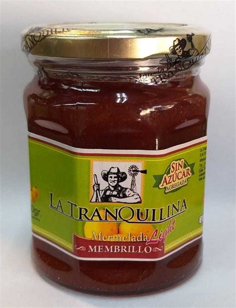 MERMELADA DE MEMBRILLO LA TRANQUILINA LIGHT X 330 GR Hudamar