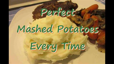 Perfect Fluffy Mashed Potatoes Every Time Recipe Youtube