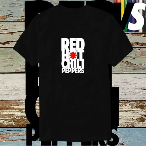 Red Hot Chili Peppers Logo Rakista Shirt Vinyl Front Print Unisex For Men And Women Shopee