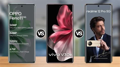 OPPO Reno 11 Vs ViVO V30e Vs Realme 12 Pro YouTube