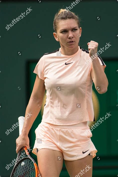 Simona Halep Rou Defeated Qiang Wang Editorial Stock Photo Stock