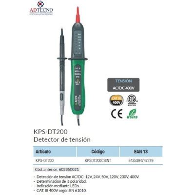 KPS DT200 Detector de tensión