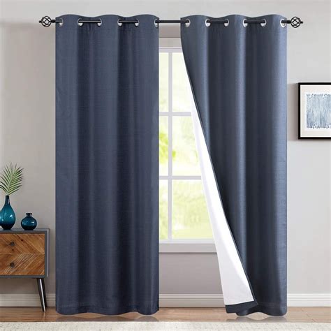 Amazon Jinchan Lined Thermal Blackout Curtains For Bedroom Living