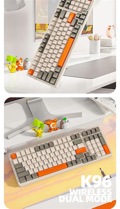 ZIYOULANG K96 Wireless Mechanical Keyboard Dual Mode 2 4G BT5 0 2 In 1 Receiver Hot Swappable