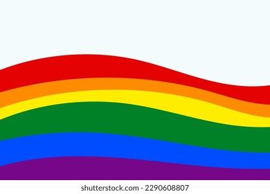 Waving Rainbow Lgbt Flag Isolated On Png Transparent Background Symbol Lgbt Gay Pride Vector
