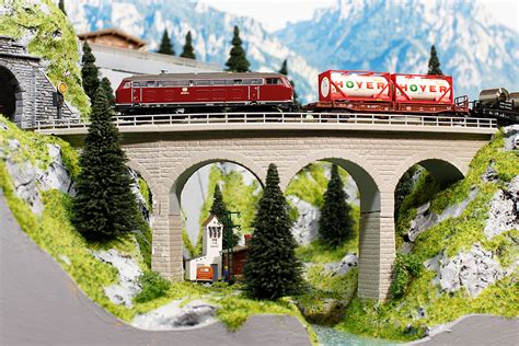 Stunning N scale model train layout!