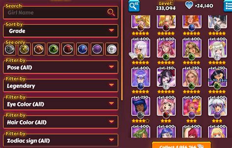 Girls Missing In Harem View Bug Reporting Hentai Heroes