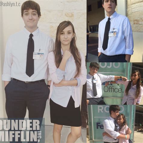 Jim and Pam Costume from the Office #theofficecosplay #theoffice #jimandpamcostume Jim and Pa ...