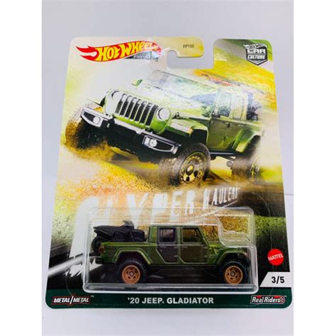 Jual Hot Wheels 20 JEEP GLADIATOR Hijau Hyper Haulers Car Culture HW Kota Denpasar