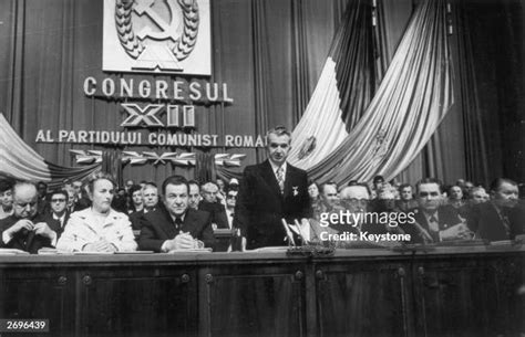 Romanian Communist Party Nicolae Ceausescu Photos and Premium High Res ...