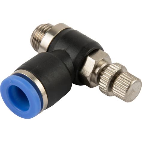 Фитинг цанговый с дросселем наружная резьба G1/4" HARRISON HRS-NSE12G02 ...