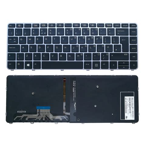 Teclado retroiluminado para ordenador portátil HP Elitebook Folio 1040