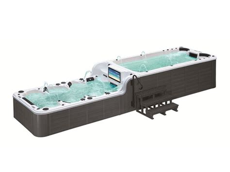 Rechteckiger Whirlpool mit Gegenstromanlage 12 Sitze BL-859 | Whirlpool ...