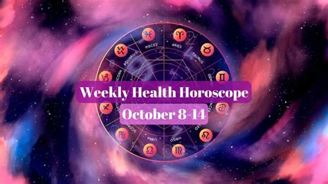 Weekly Health Horoscope October 8 To October 14 Take Charge Of Your